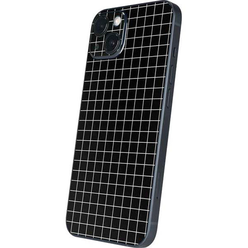 Black Grid iPhone 14 Plus Skin
